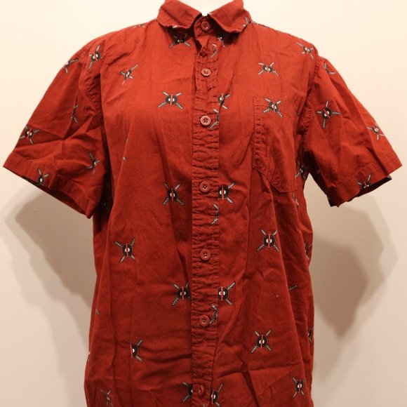 Deadpool Marvel Button Up Shirt - Picture 4 of 16